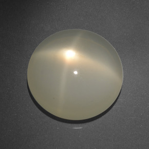16,68 ctw natürlicher cream Stern-Mondstein, Rundschliff, Lichtdurchlässig