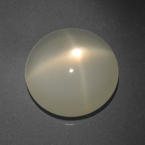 16,68 ctw natürlicher cream Stern-Mondstein, Rundschliff, Lichtdurchlässig