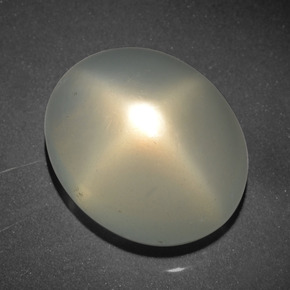21,08 ctw natürlicher cream Stern-Mondstein, Oval Schliff, Lichtdurchlässig