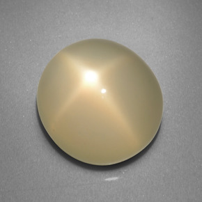 9,20 ctw natürlicher cream Stern-Mondstein, Oval Schliff, Lichtdurchlässig