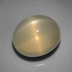 10,31 ctw natürlicher cream Stern-Mondstein, Oval Schliff, Lichtdurchlässig