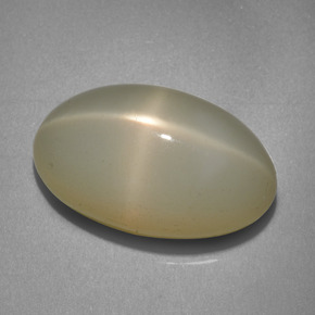 12,06 ctw natürlicher cream Stern-Mondstein, Oval Schliff, Lichtdurchlässig