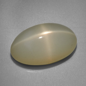 12,06 ctw natürlicher cream Stern-Mondstein, Oval Schliff, Lichtdurchlässig