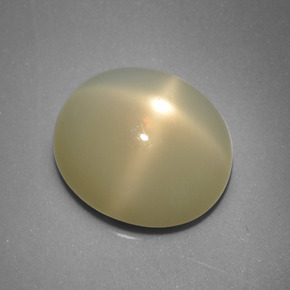 8,67 ctw natürlicher cream Stern-Mondstein, Oval Schliff, Lichtdurchlässig