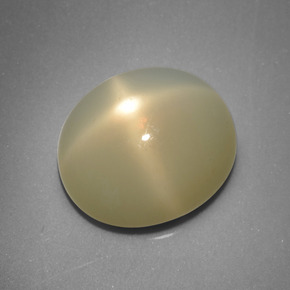8,67 ctw natürlicher cream Stern-Mondstein, Oval Schliff, Lichtdurchlässig