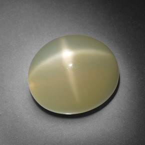 13,24 ctw natürlicher cream Stern-Mondstein, Oval Schliff, Lichtdurchlässig