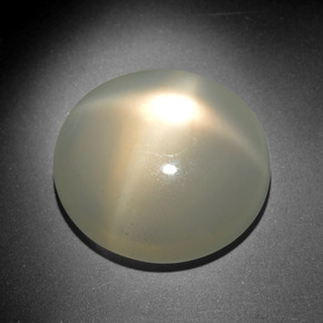 18,46 ctw natürlicher cream Stern-Mondstein, Oval Schliff, Lichtdurchlässig