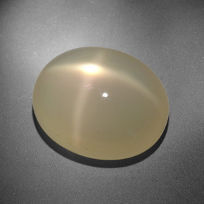20,88 ctw natürlicher cream Stern-Mondstein, Oval Schliff, Lichtdurchlässig