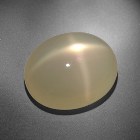 20,88 ctw natürlicher cream Stern-Mondstein, Oval Schliff, Lichtdurchlässig