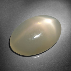 16,18 ctw natürlicher cream Stern-Mondstein, Oval Schliff, Lichtdurchlässig