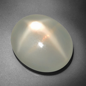 20,82 ctw natürlicher cream Stern-Mondstein, Oval Schliff, Lichtdurchlässig