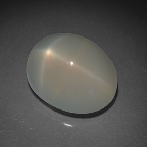 17,15 ctw natürlicher cream Stern-Mondstein, Oval Schliff, Lichtdurchlässig