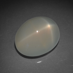 17,15 ctw natürlicher cream Stern-Mondstein, Oval Schliff, Lichtdurchlässig