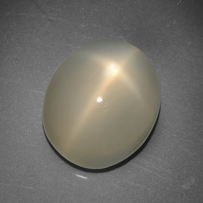5,90 ctw natürlicher cream Stern-Mondstein, Oval Schliff, Lichtdurchlässig