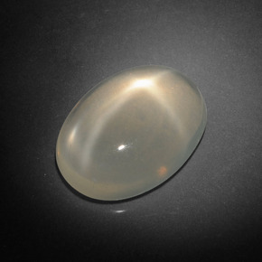 8,17 ctw natürlicher cream Stern-Mondstein, Oval Schliff, Transparent