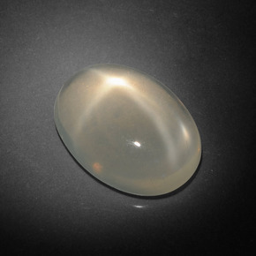 8,17 ctw natürlicher cream Stern-Mondstein, Oval Schliff, Transparent