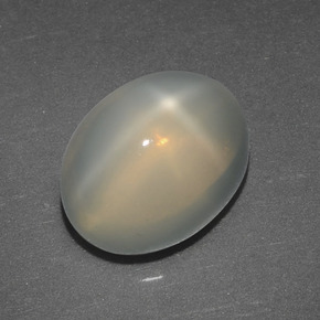 2,72 ctw natürlicher cream Stern-Mondstein, Oval Schliff, Lichtdurchlässig