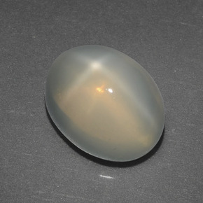 2,72 ctw natürlicher cream Stern-Mondstein, Oval Schliff, Lichtdurchlässig