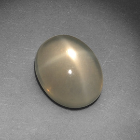 2,72 ctw natürlicher cream Stern-Mondstein, Oval Schliff, Lichtdurchlässig