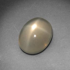 2,72 ctw natürlicher cream Stern-Mondstein, Oval Schliff, Lichtdurchlässig