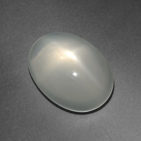 12,21 ctw natürlicher cream Stern-Mondstein, Oval Schliff, Lichtdurchlässig