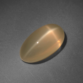 4,71 ctw natürlicher cream Stern-Mondstein, Oval Schliff, Lichtdurchlässig
