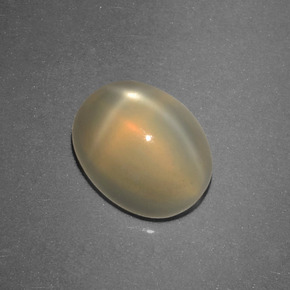 2,74 ctw natürlicher cream Stern-Mondstein, Oval Schliff, Lichtdurchlässig