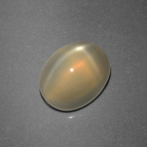 2,74 ctw natürlicher cream Stern-Mondstein, Oval Schliff, Lichtdurchlässig