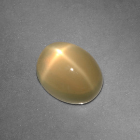 2,73 ctw natürlicher cream Stern-Mondstein, Oval Schliff, Lichtdurchlässig