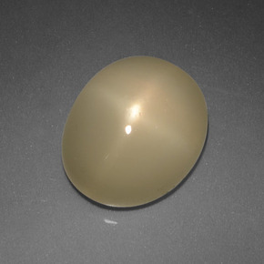 5,08 ctw natürlicher cream Stern-Mondstein, Oval Schliff, Lichtdurchlässig