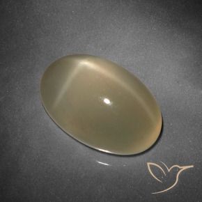 9,17 ctw natürlicher Helles Tortilla-Braun Sternmondstein, Oval, Lichtdurchlässig