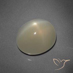 9,17 ctw natürlicher Erdiges Braun Sternmondstein, Oval, Lichtdurchlässig