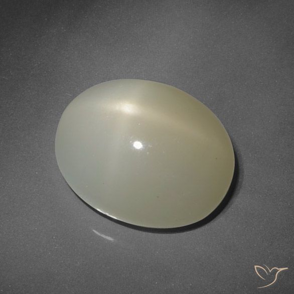 7.80ct Natürlicher Erdiges Braun Sternmondstein, Oval, Lichtdurchlässig, Photo A