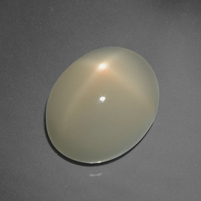 7,26 ctw natürlicher brauner Stern-Mondstein, Oval Schliff, Lichtdurchlässig