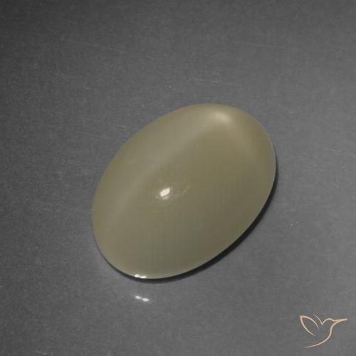 4.93ct Natürlicher Erdiges Braun Sternmondstein, Oval, Lichtdurchlässig, Photo A