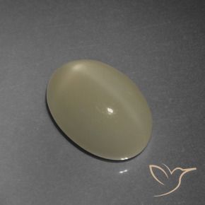 9,17 ctw natürlicher Erdiges Braun Sternmondstein, Oval, Lichtdurchlässig