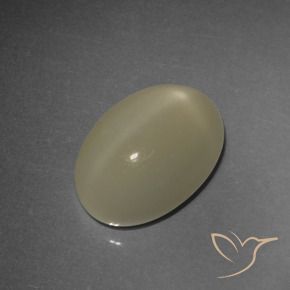 9,17 ctw natürlicher Erdiges Braun Sternmondstein, Oval, Lichtdurchlässig