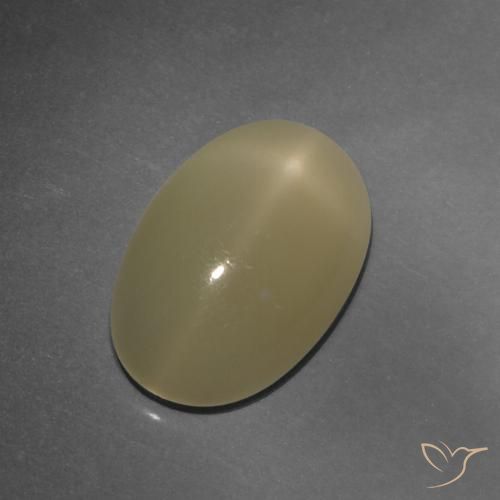 4.86ct Natürlicher Helles Tortilla-Braun Sternmondstein, Oval, Lichtdurchlässig