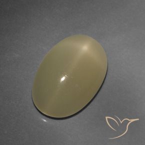 9,17 ctw natürlicher Helles Tortilla-Braun Sternmondstein, Oval, Lichtdurchlässig