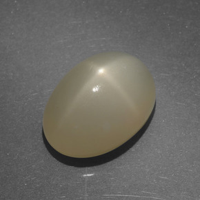 7,22 ctw natürlicher brauner Stern-Mondstein, Oval Schliff, Lichtdurchlässig