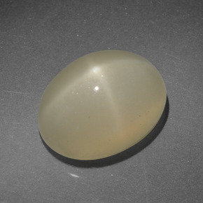 8,57 ctw natürlicher brauner Stern-Mondstein, Oval Schliff, Lichtdurchlässig
