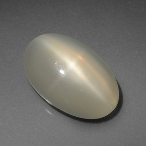 7,36 ctw natürlicher cream Stern-Mondstein, Oval Schliff, Lichtdurchlässig