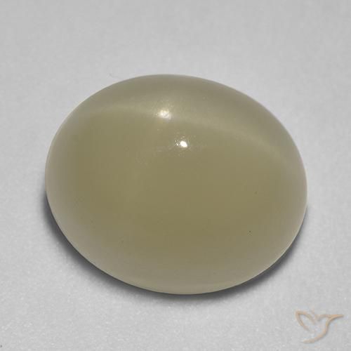 9,17 ctw natürlicher Helles Kaffeebraun Sternmondstein, Oval, Lichtdurchlässig