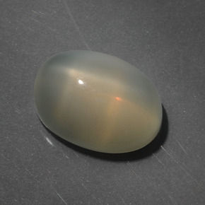 9,17 ctw natürlicher Helles Kaffeebraun Sternmondstein, Oval Schliff, Lichtdurchlässig