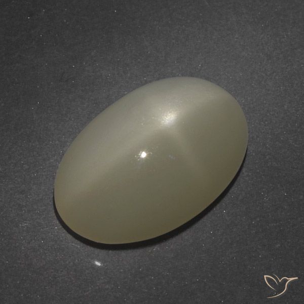 7.66ct Natürlicher Helles Kaffeebraun Sternmondstein, Oval, Lichtdurchlässig