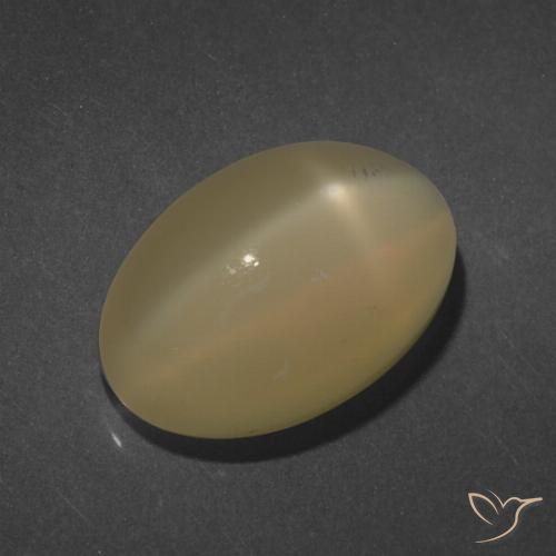 7.25ct Natürlicher bräunlich-orange Sternmondstein, Oval, Lichtdurchlässig