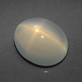 4,36 ctw natürlicher cream Stern-Mondstein, Oval Schliff, Lichtdurchlässig
