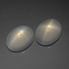  ct natürliche cream Stern-Mondstein-Edelsteine, Oval Schliff, Lichtdurchlässig
