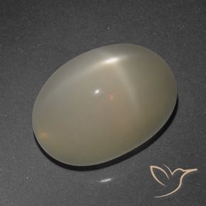 9,17 ctw natürlicher Helles Kaffeebraun Sternmondstein, Oval, Lichtdurchlässig