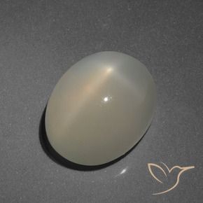 9,17 ctw natürlicher Erdiges Braun Sternmondstein, Oval, Lichtdurchlässig